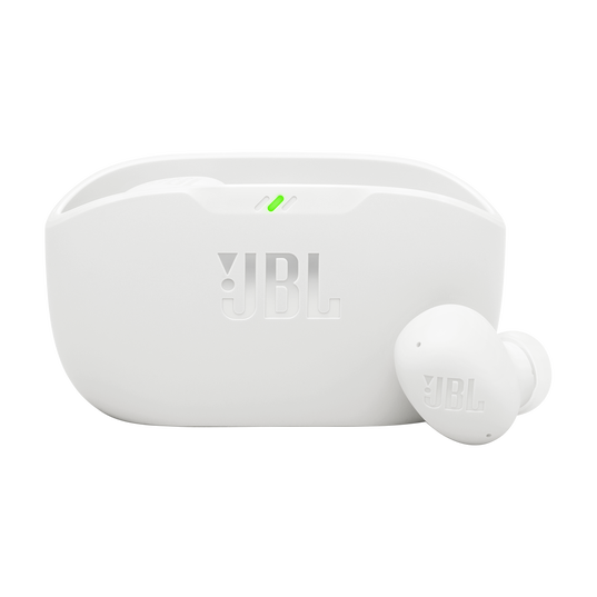 JBL Wave Buds 2 - White - True Wireless Noise Cancelling Earbuds - Hero